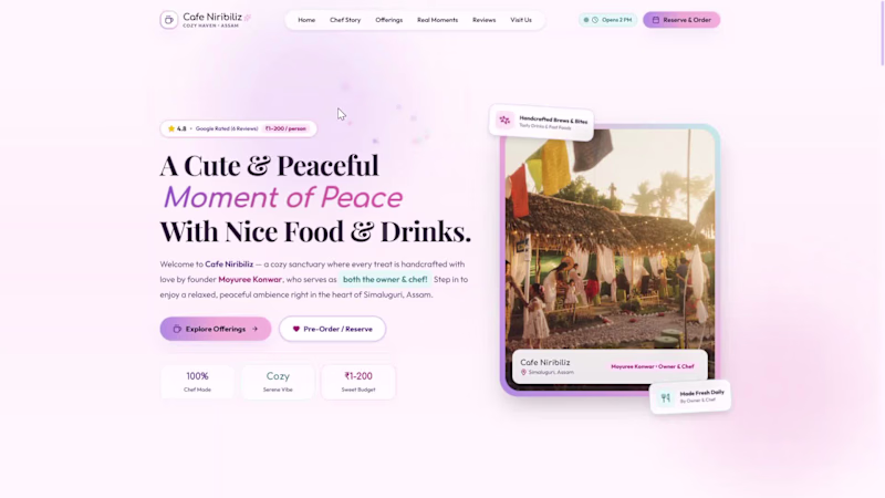 Cover image for Designed and developed a responsive,