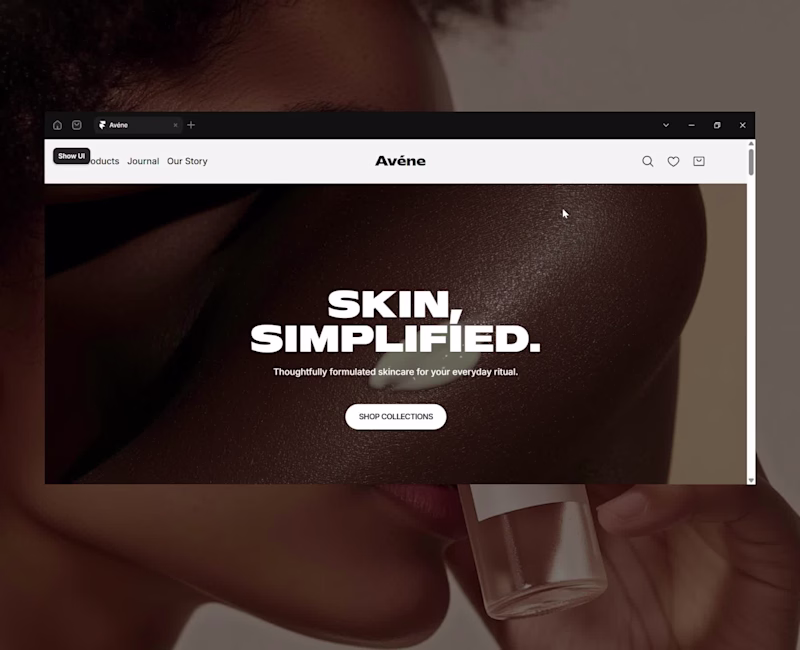 Cover image for New e-commerce template, designed and