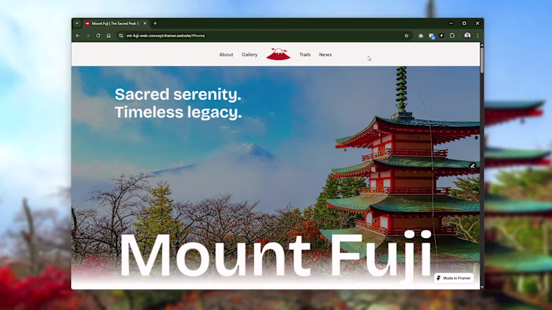 Cover image for My latest web design exploration
Mount