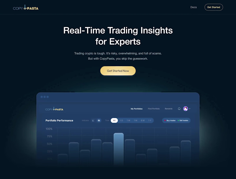 Cover image for Copy-Pasta - Crypto Trading &