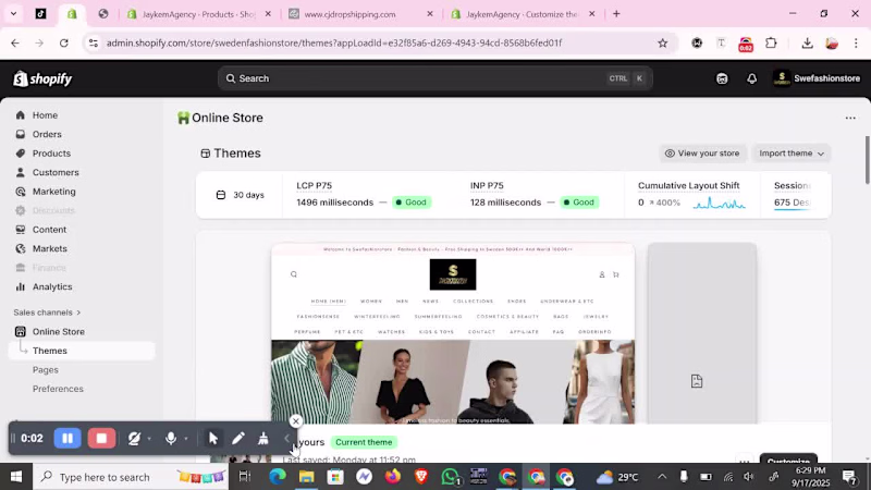 Cover image for A professional Shopify website redesign