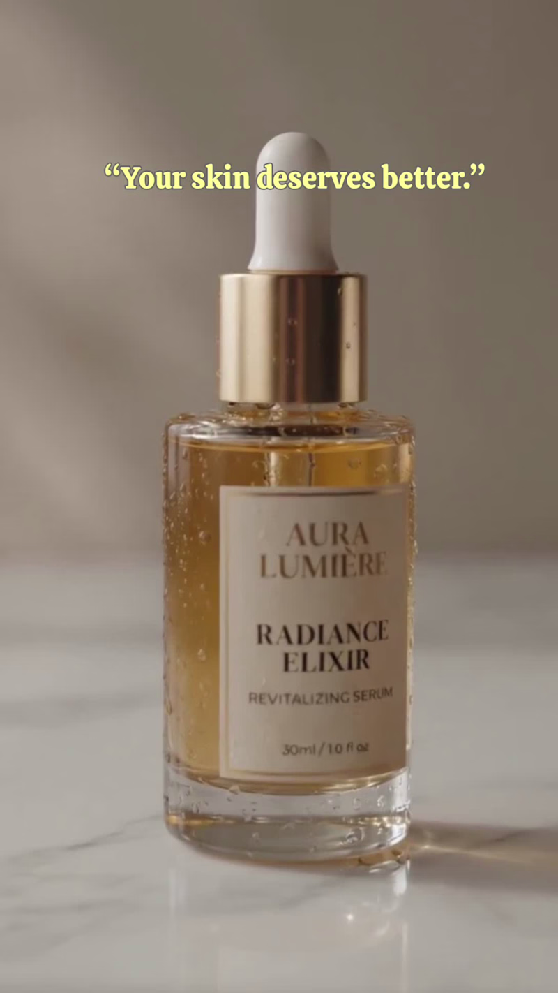Cover image for Premium Beauty Product Ad | AI-Assisted Commercial Video | A...