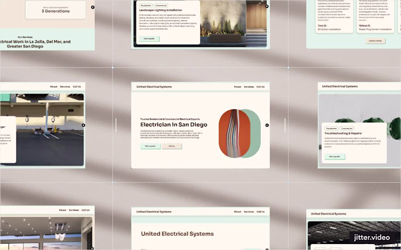 Cover image for Designed Electrician's Framer Site to Improve SEO & Conversions