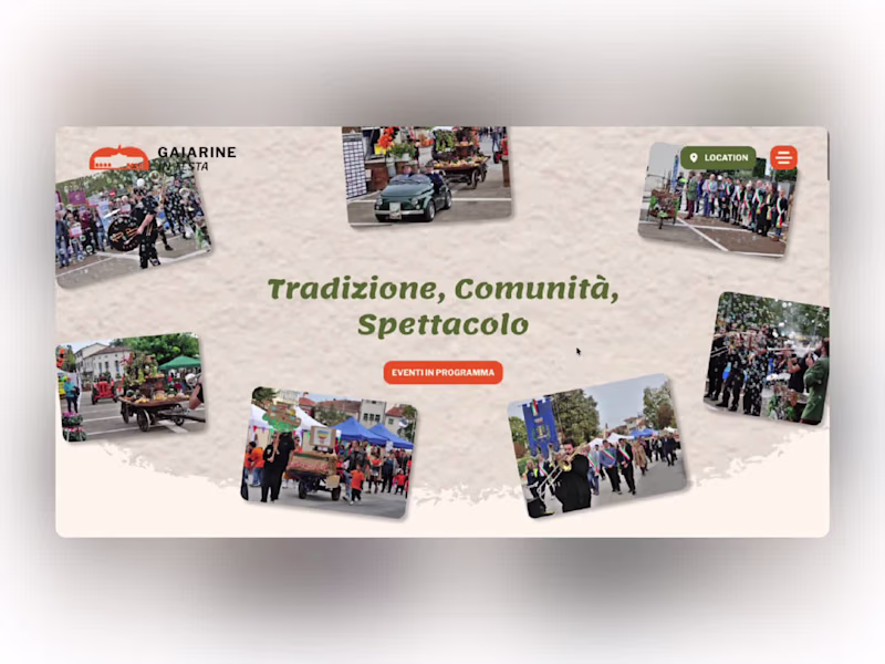 Cover image for Gaiarine in Festa Website & Identity Design