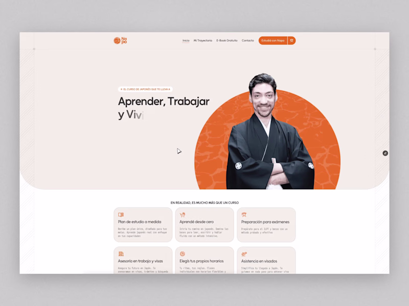 Cover image for Napo Sensei - Framer Design & Development