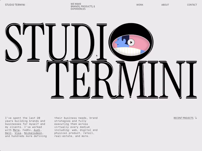Cover image for Studio Termini Interactive Portfolio Development