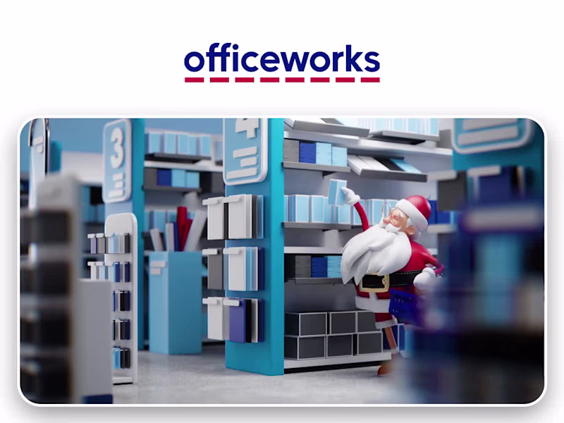 Cover image for Officeworks - Santa's Last Stop