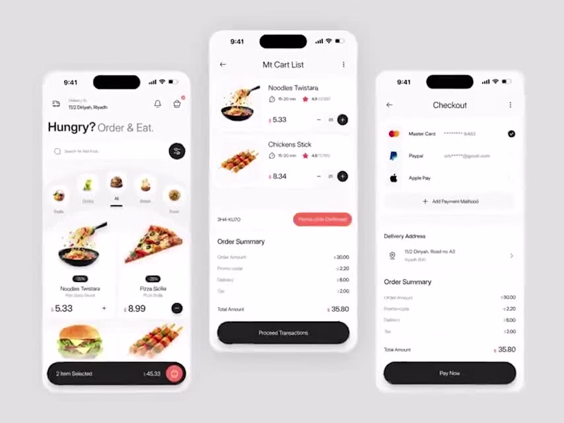 Cover image for Modern Catering Service App UI - designed for easy meal plan...