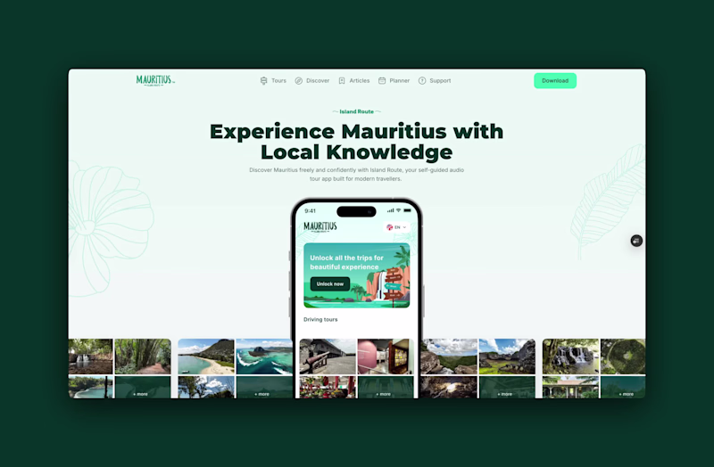 Cover image for Travel Guide Landing page Marketing