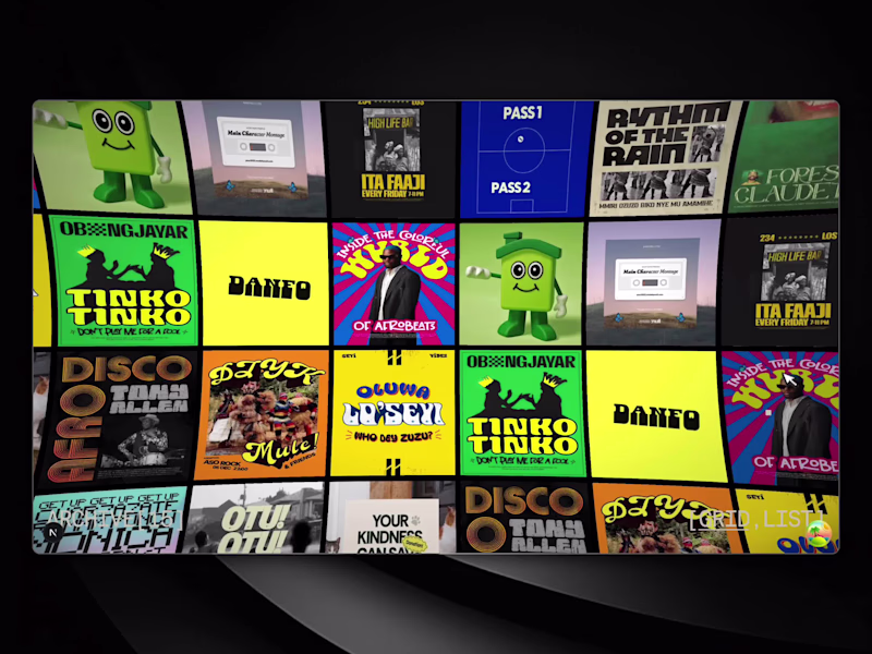 Cover image for Exhibit 1: Archive grid scene [barrel distortion] w/WebGL ✨🚧