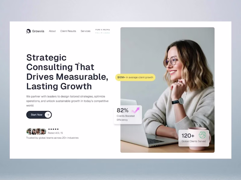 Cover image for Growvia is a free Framer