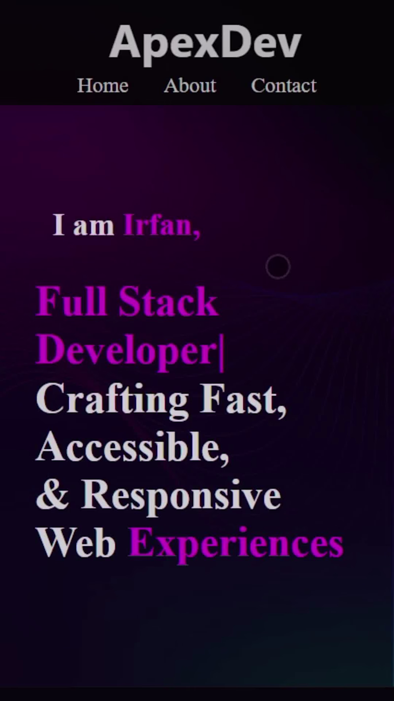 Cover image for Portfolio Website- Using Modern Technologies,