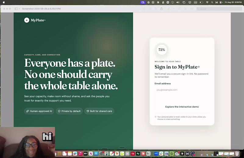 Cover image for MyPlate+ — Hack for Humanity