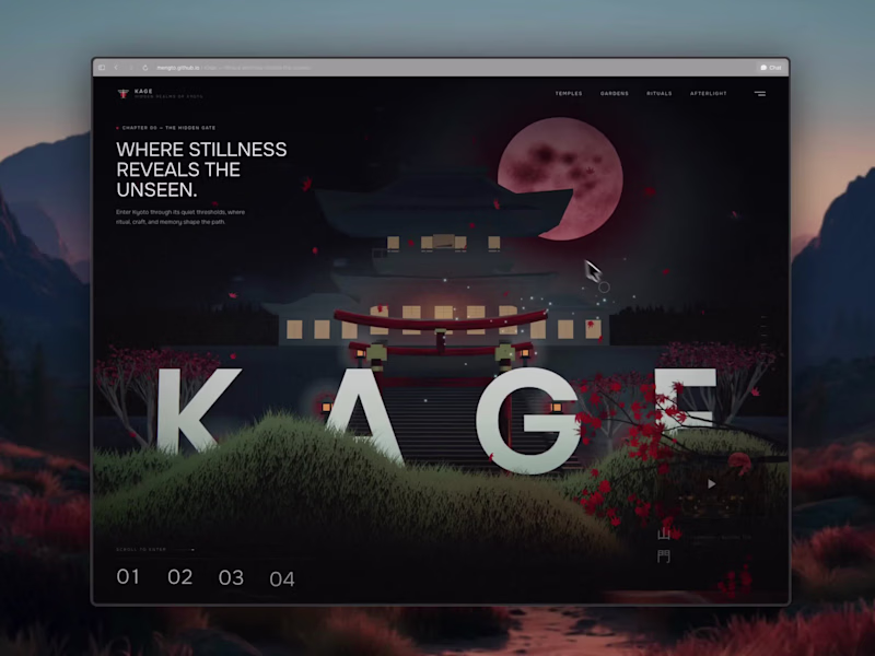 Cover image for Kage: interactive Temple Walk