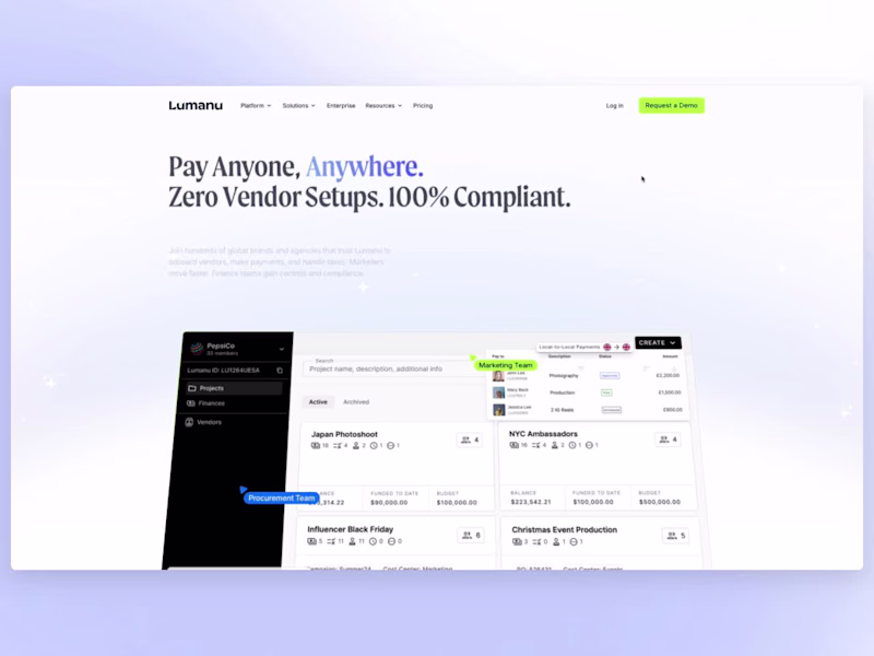 Cover image for Lumanu Website & Brand Systems Design (Ongoing)