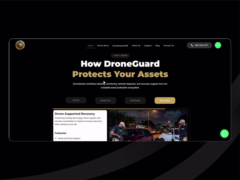 Cover image for Air Support Tactical Security Website