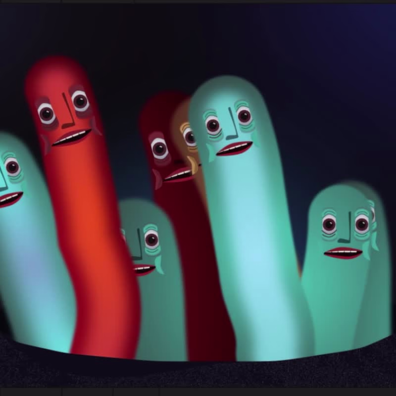 Cover image for Screaming Noodles (Rive Animation)