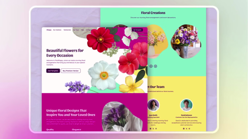 Cover image for Custom One-Page Website Templates for Various Industries