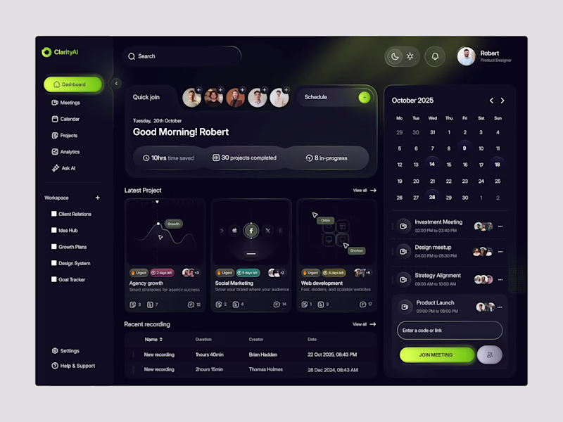 Cover image for ClarityAI - AI Powered Project