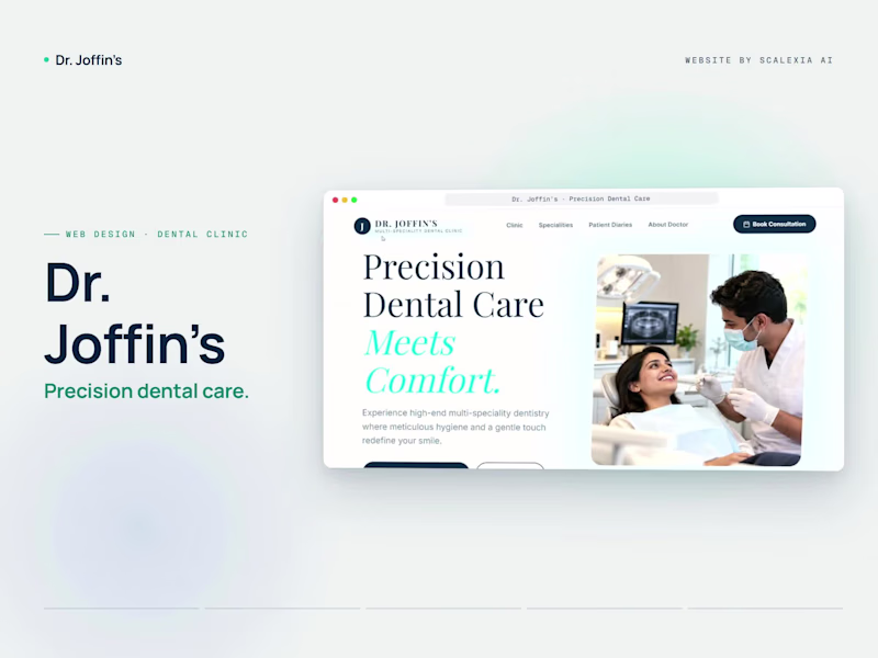 Cover image for A high-end dental clinic website