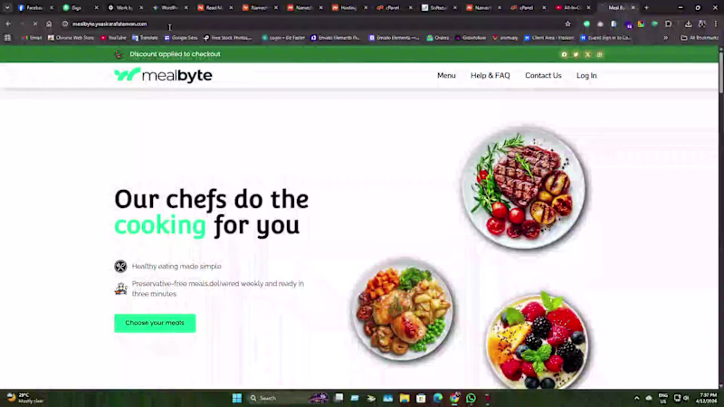 Cover image for The restaurant website design is