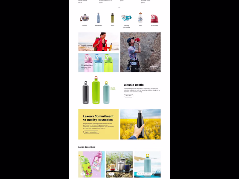Cover image for Laken USA – Premium Shopify eCommerce Store Design & Development