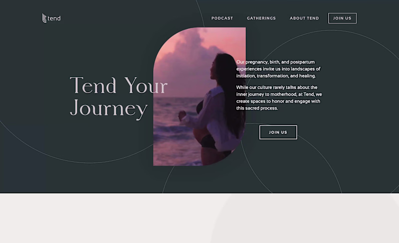 Cover image for Website for a Motherhood Community