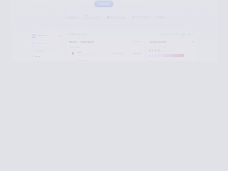 Cover image for SpendTrack - Finance Landing Page Animation | Animation