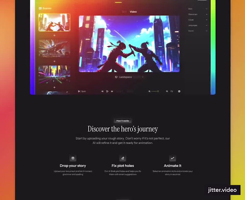 Cover image for Anima | AI SaaS Landing Page Template | Detachless