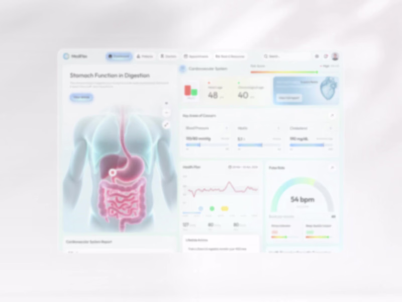 Cover image for Innovative Healthcare Dashboard: Clarity & Patient Insights