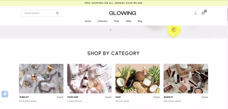 Cover image for Responsive e-commerce web application for
