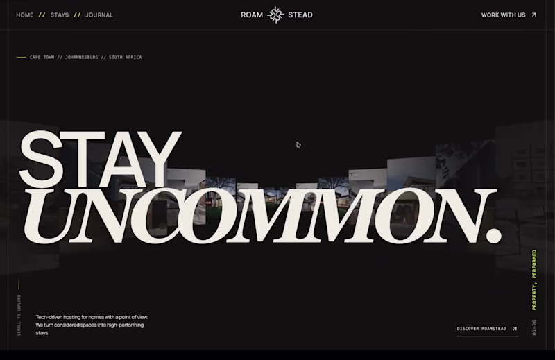 Cover image for Roamstead: Luxury STR Agency