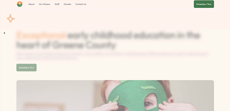 Cover image for WIP for small childcare center. More branding assets to come!