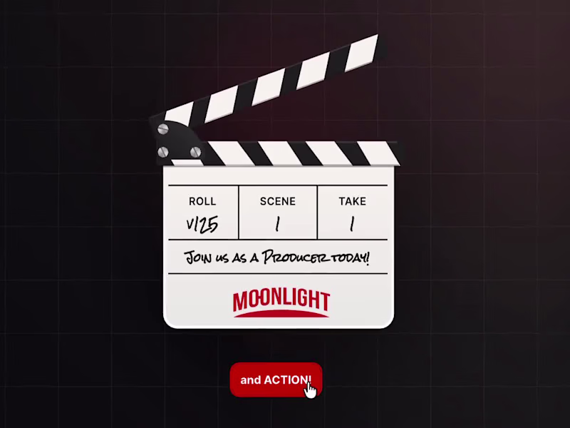 Cover image for Moonlight Footer: Rive State Machine, UI Design & Frontend Build