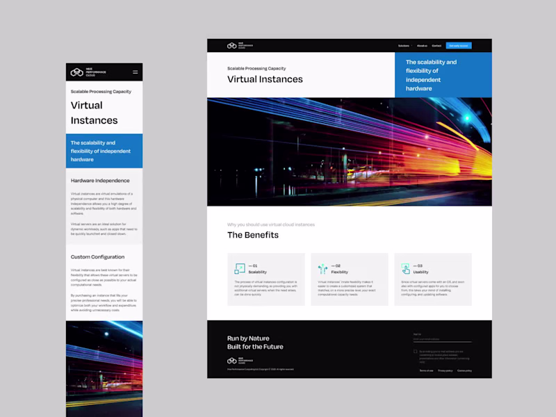 Cover image for Hive HPC — A Custom Web Experience for a Next-Gen Cloud Platform