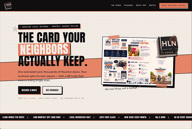 Cover image for Clean website, for a client asking for conversion.