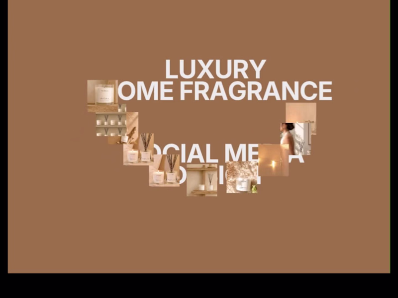 Cover image for Social media creative direction for a home fragrance brand