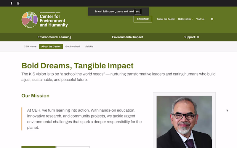 Cover image for Website Copywriting for Centre for Environment & Humanity