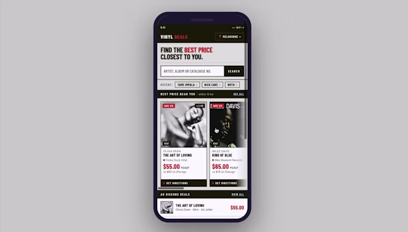 Cover image for VinylDeals.io –  AI-assisted product prototype