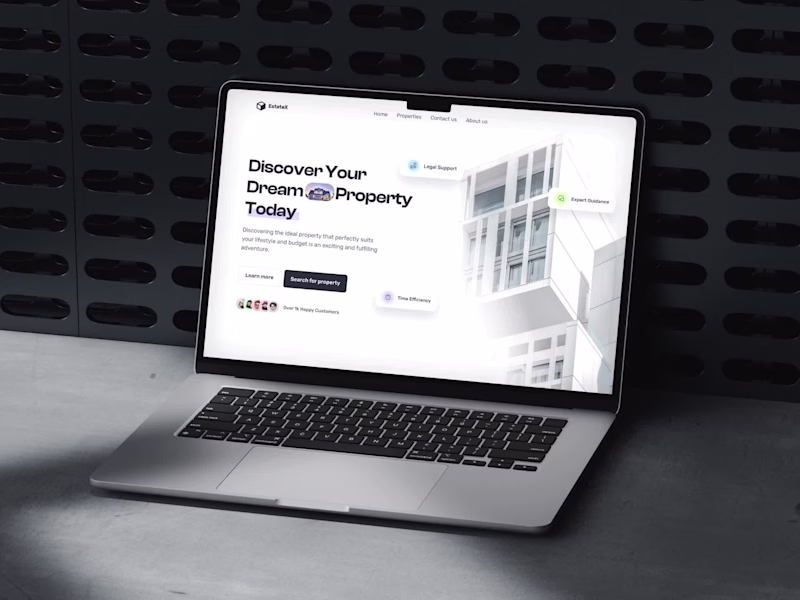 Cover image for Real Estate Agency Website Design