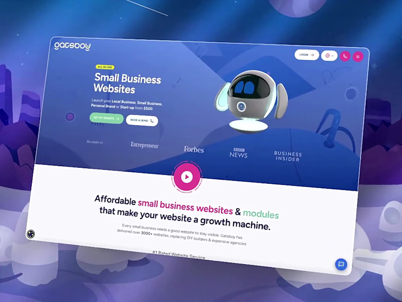 Cover image for Gatsboy Website and SaaS Platform