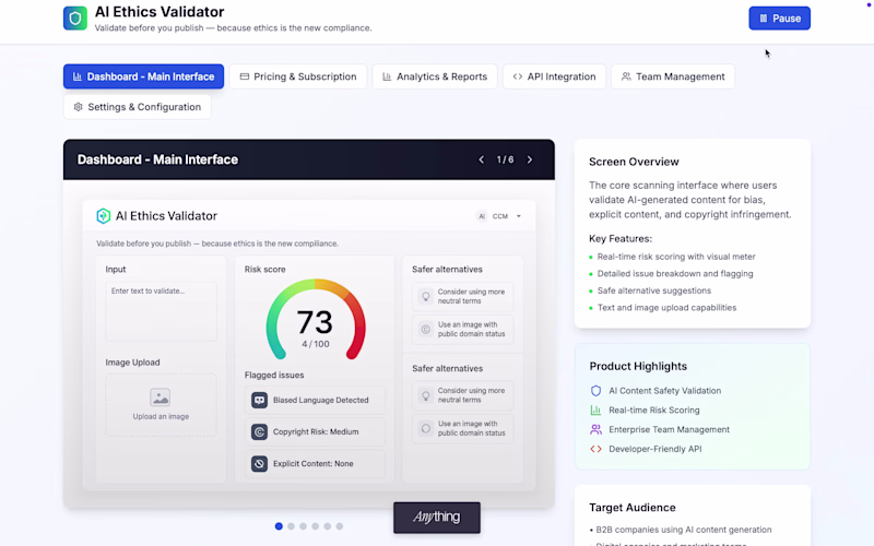 Cover image for AI Ethics Validator: Make AI Content Safe Before You Publish...