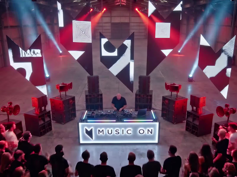 Cover image for MUSIC ON – 3D Stage design