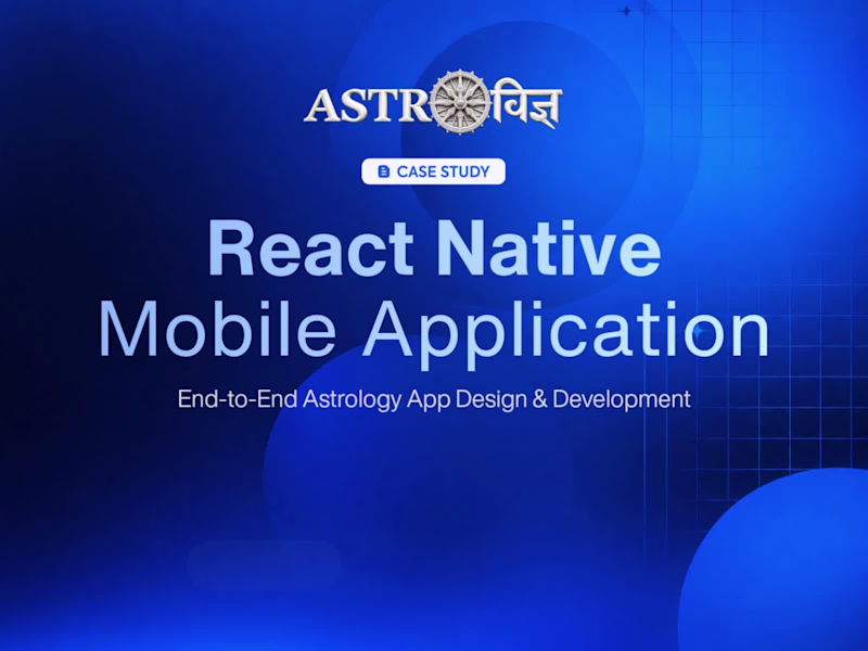 Cover image for Astrovigya React Native Mobile Application