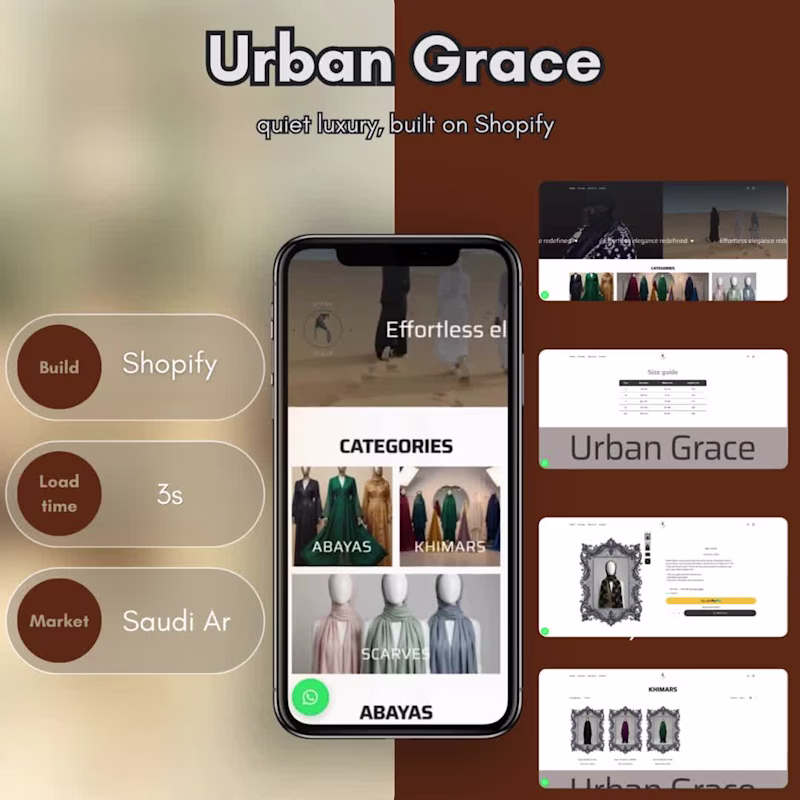 Cover image for Urban Grace, a quiet-luxury Shopify