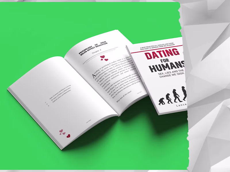 Cover image for Professional Book Layout on Modern Dating: Design Journey