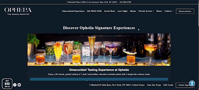 Cover image for Ophelia + FinFlow
Ophelia Lounge is