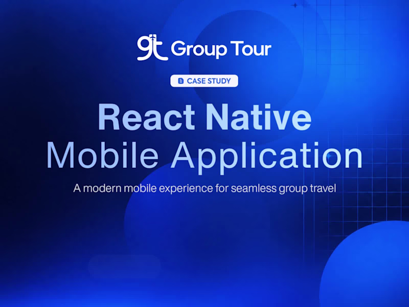 Cover image for Group Tour React Native Mobile Application