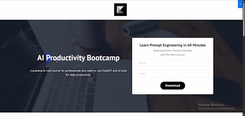 Cover image for Prompt Engineering Mini-Academy is a