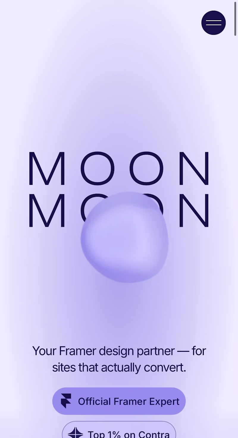 Cover image for moonmoon.digital, mobile version ✨